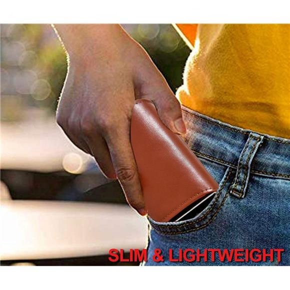 Faraday Wallet & Companion Wallet Bundle - RFID Aluminum  HOME-X Vegan Leather RFID-Blocking Secure Aluminum 1 Metal Compart